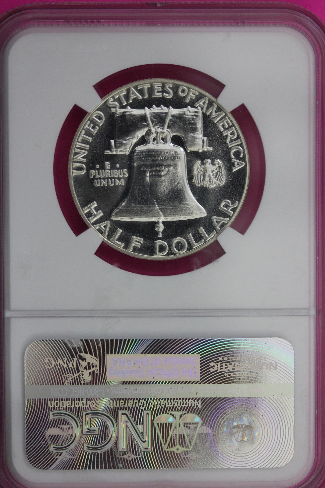 1956 PF 68 Type 2 Ben Franklin Half Dollar NGC Graded Certified Authentic 62