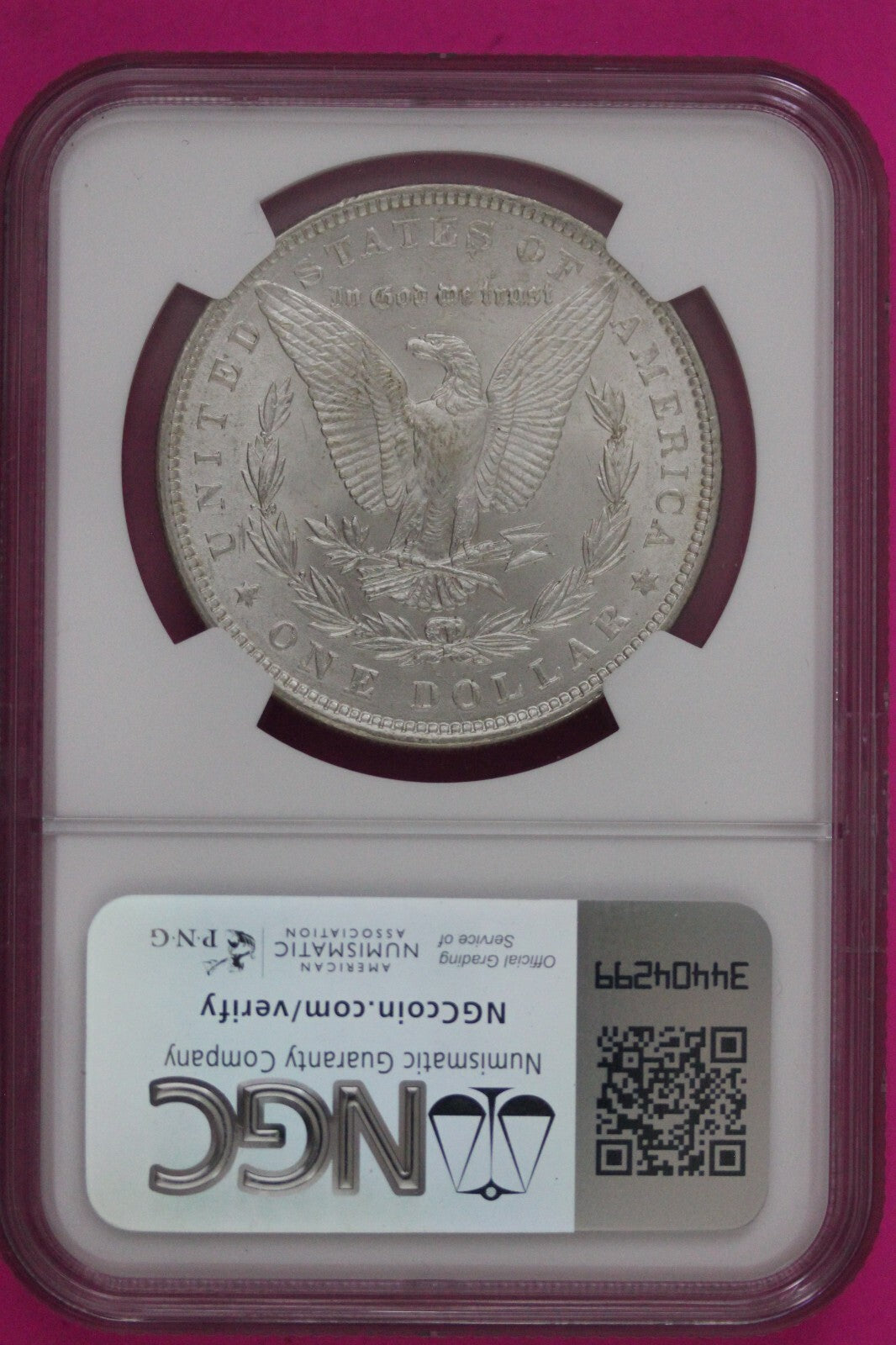 1886 P MS 64 Liberty Morgan Silver Dollar NGC Certified Graded Authentic 783
