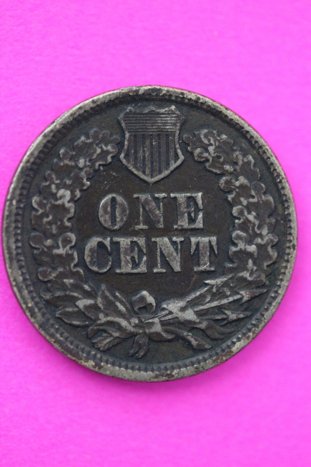 1863 Copper Nickel Indian Head Cent Penny Early Type Coin Exact Coin Pictured 41