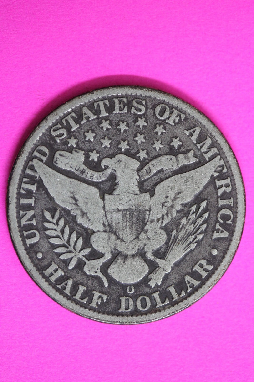1909 O Barber Liberty Half Dollar Silver Semi Key Date Coin New Orleans Mint 48