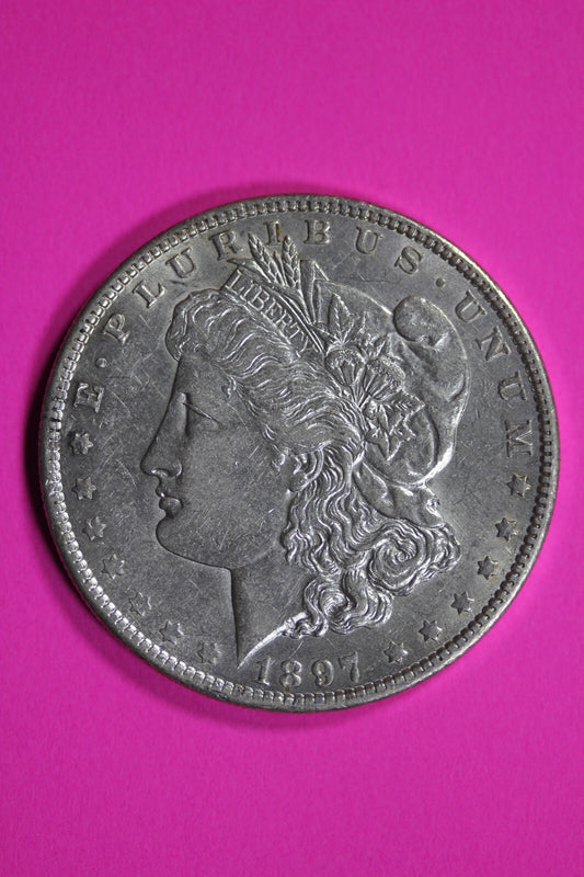 High Grade 1897 O Morgan Liberty Silver Dollar Key Date Coin New Orleans 73