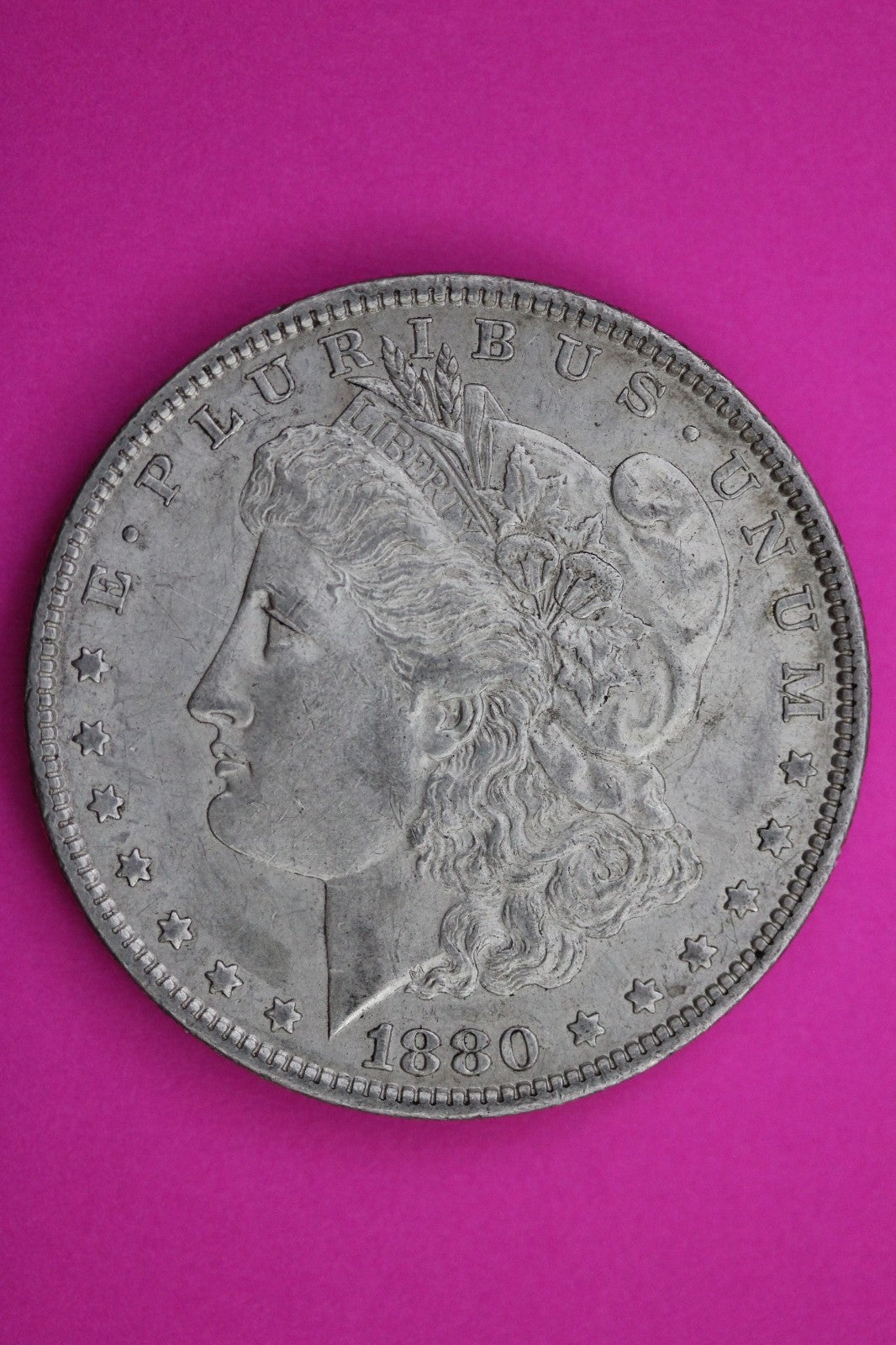 High Grade 1880 O Morgan Liberty Silver Dollar Guaranteed Authentic Coin 1644