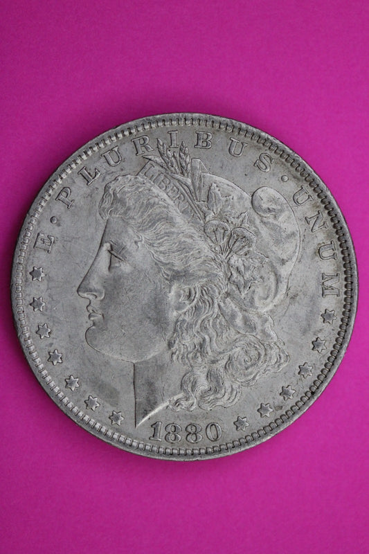 High Grade 1880 O Morgan Liberty Silver Dollar Guaranteed Authentic Coin 1644