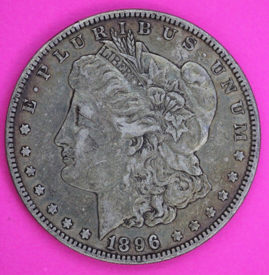 1896 O Morgan Lady Liberty Silver Dollar Key Date Coin New Orleans Mint 398