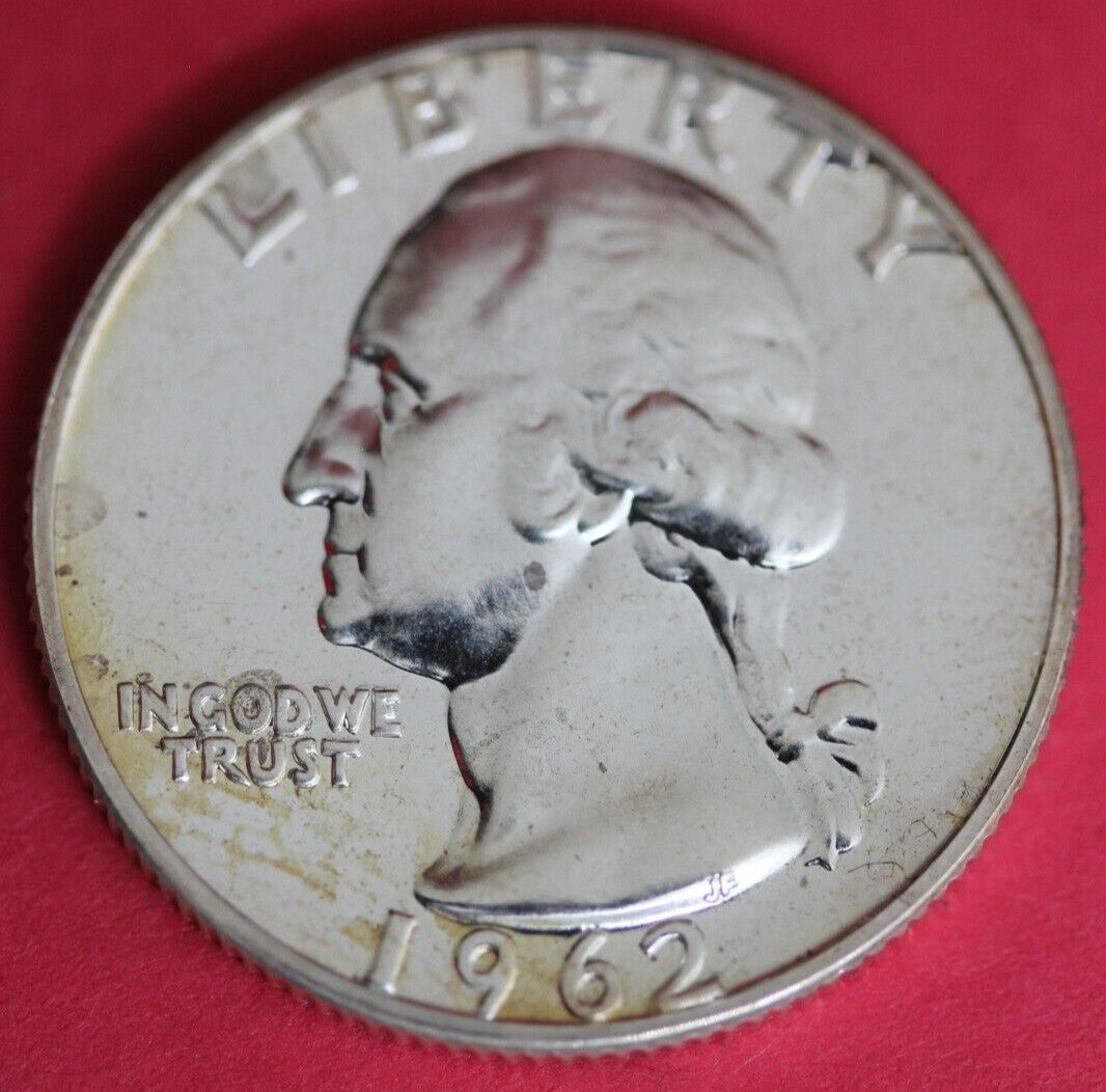 Toned 1962 Proof George Washington Quarter Exact Coin Shown OCE 42