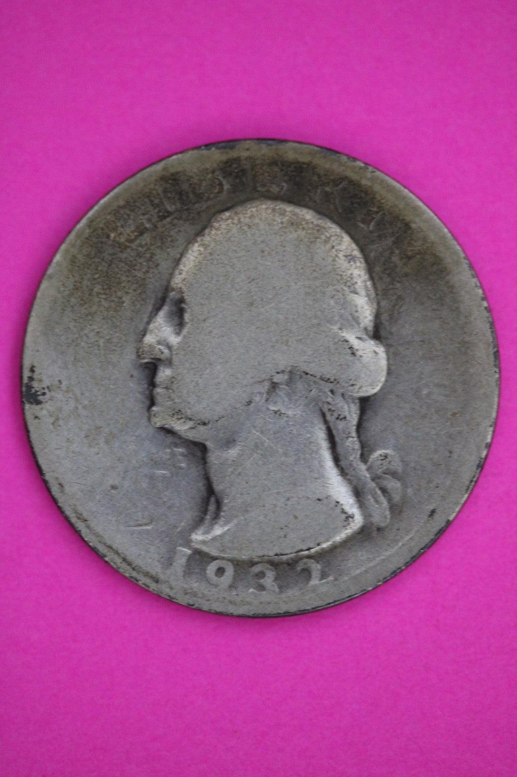 1932 S George Washington Silver Quarter Guaranteed Authentic Genuine Coin 2559