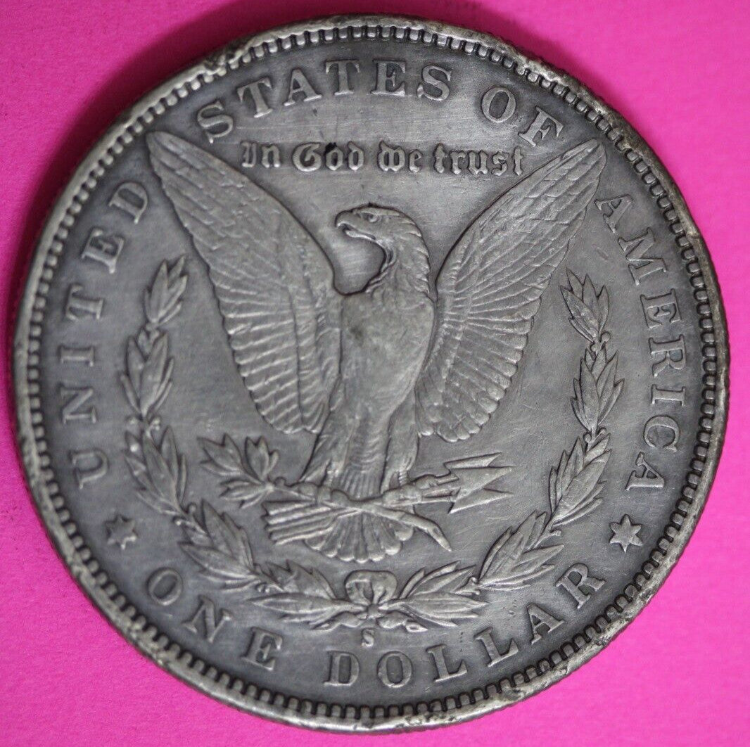 1896 S Morgan Silver Dollar Liberty Rare Key Date Coin San Francisco Mint 172