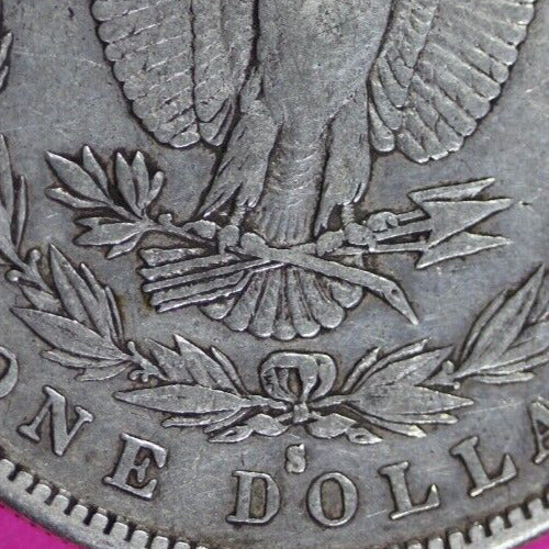 High Grade 1884 S Morgan Liberty Silver Dollar Rare Key Date San Francisco 119