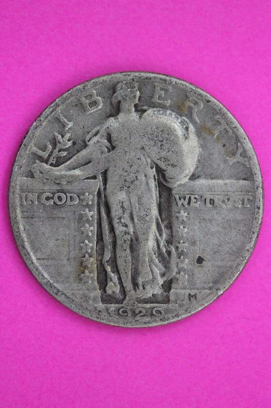 Full Date 1929 P Standing Liberty Silver Quarter You Get The Coin In Pics TOM 71