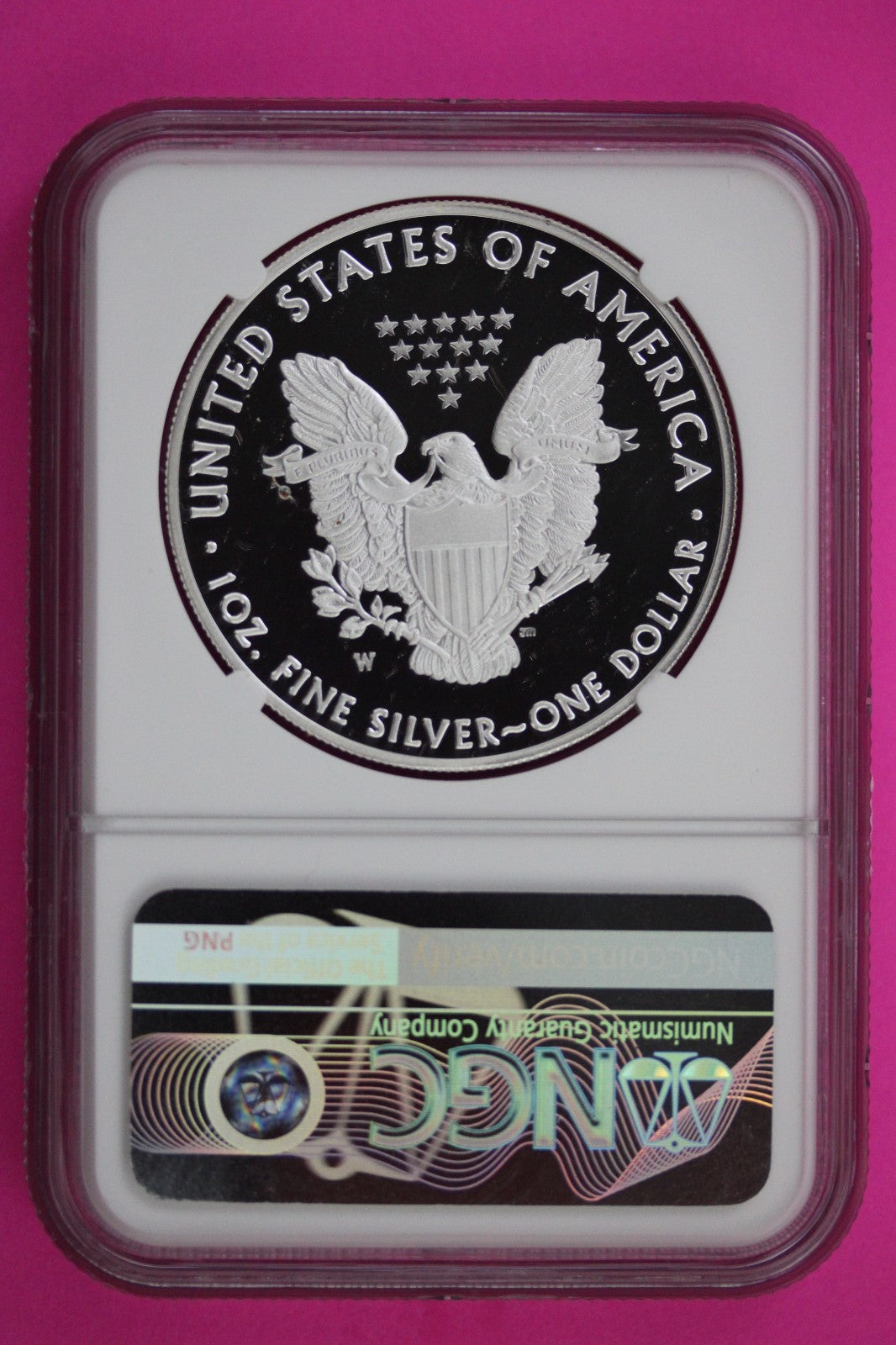 2020 W 'V75' PF 69 Silver Eagle WWII Privy Mark Ultra Cameo NGC Graded Slab 163