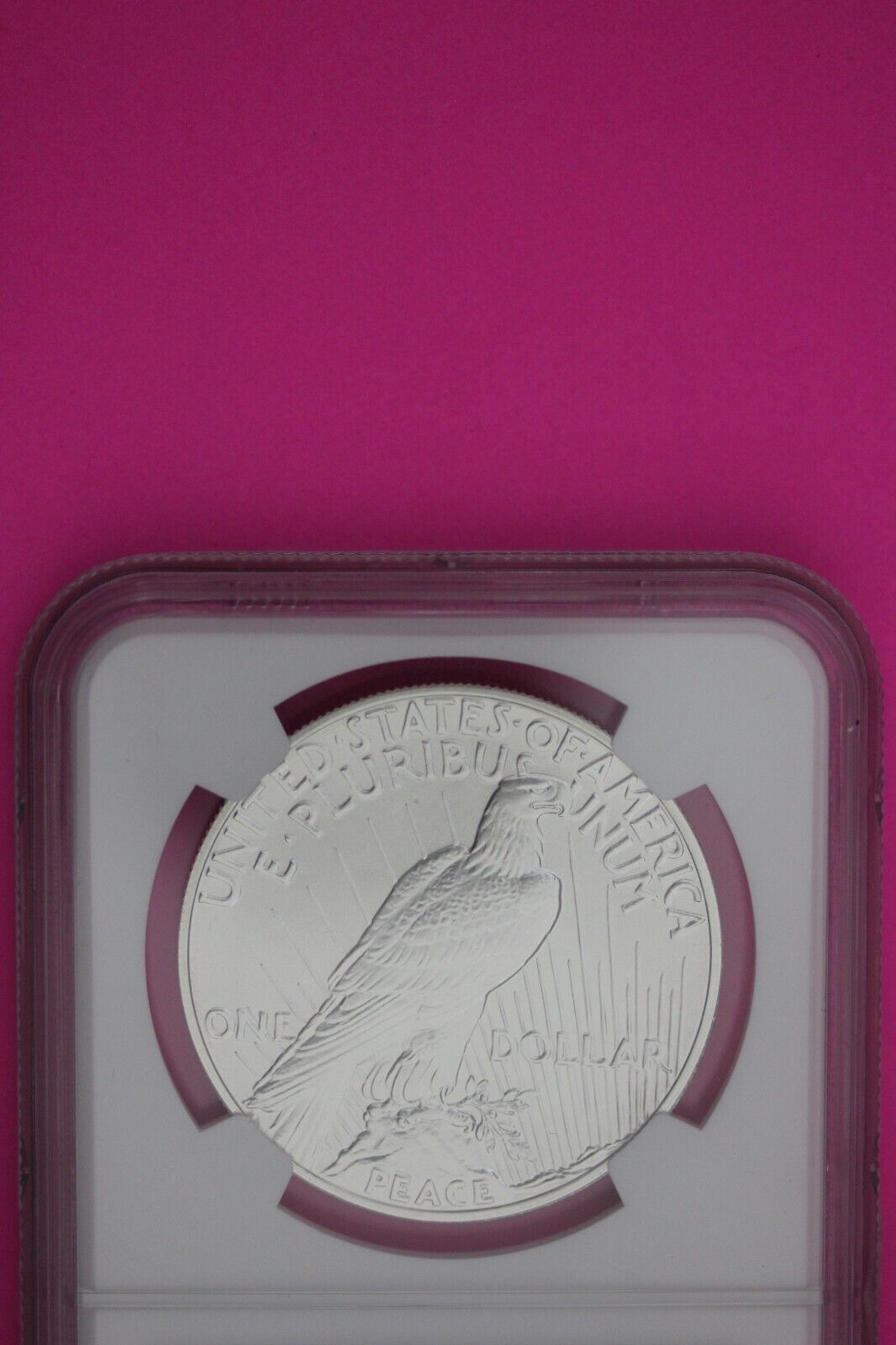 Rare 2021 P MS 70 Peace Silver Dollar NGC High Relief Certified First Day 665