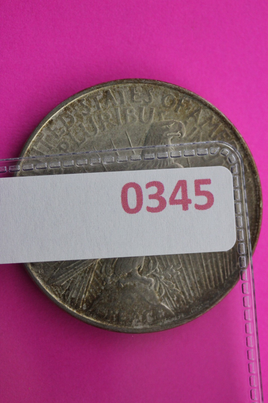 High Grade 1923 D Peace Silver Dollar LIberty Coin Guaranteed Authentic 0345N