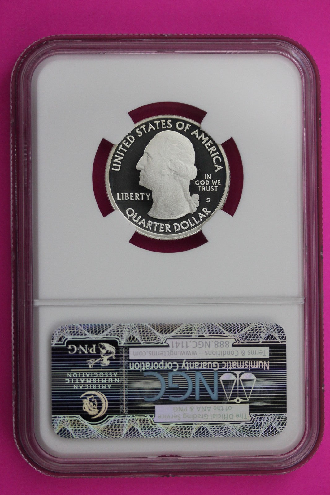 2010 S PF 70 Silver Quarter Grand Canyon Park ATB NGC Graded Certified Slab 501