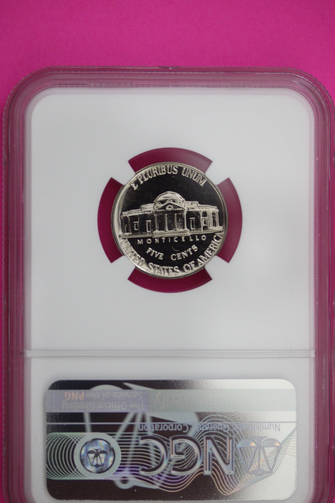 1963 PF 68 Jefferson Nickel NGC Certified Graded Authentic Genuine Slab 374