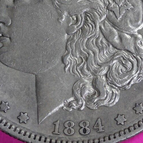 High Grade 1884 S Morgan Liberty Silver Dollar Key Date Coin San Francisco 27