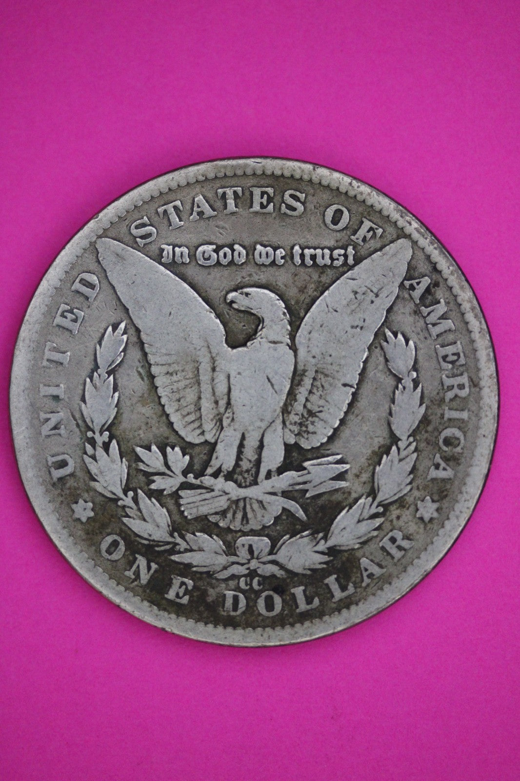 1893 CC Morgan Liberty Silver Dollar Guaranteed Authentic & Genuine Coin 2564