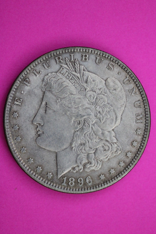 High Grade 1896 P Morgan Liberty Silver Dollar Guaranteed Authentic Coin 1646