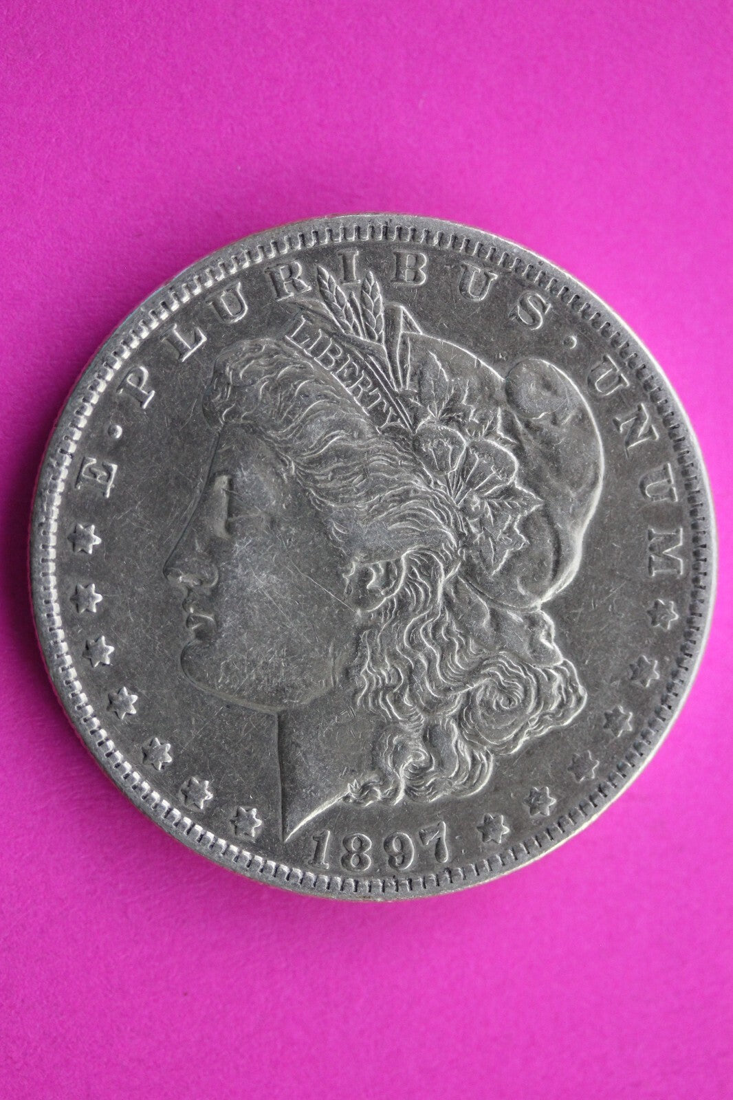 Hi Grade 1897 O Morgan Lady Liberty Rare Date Silver Dollar Authentic Coin 0387N