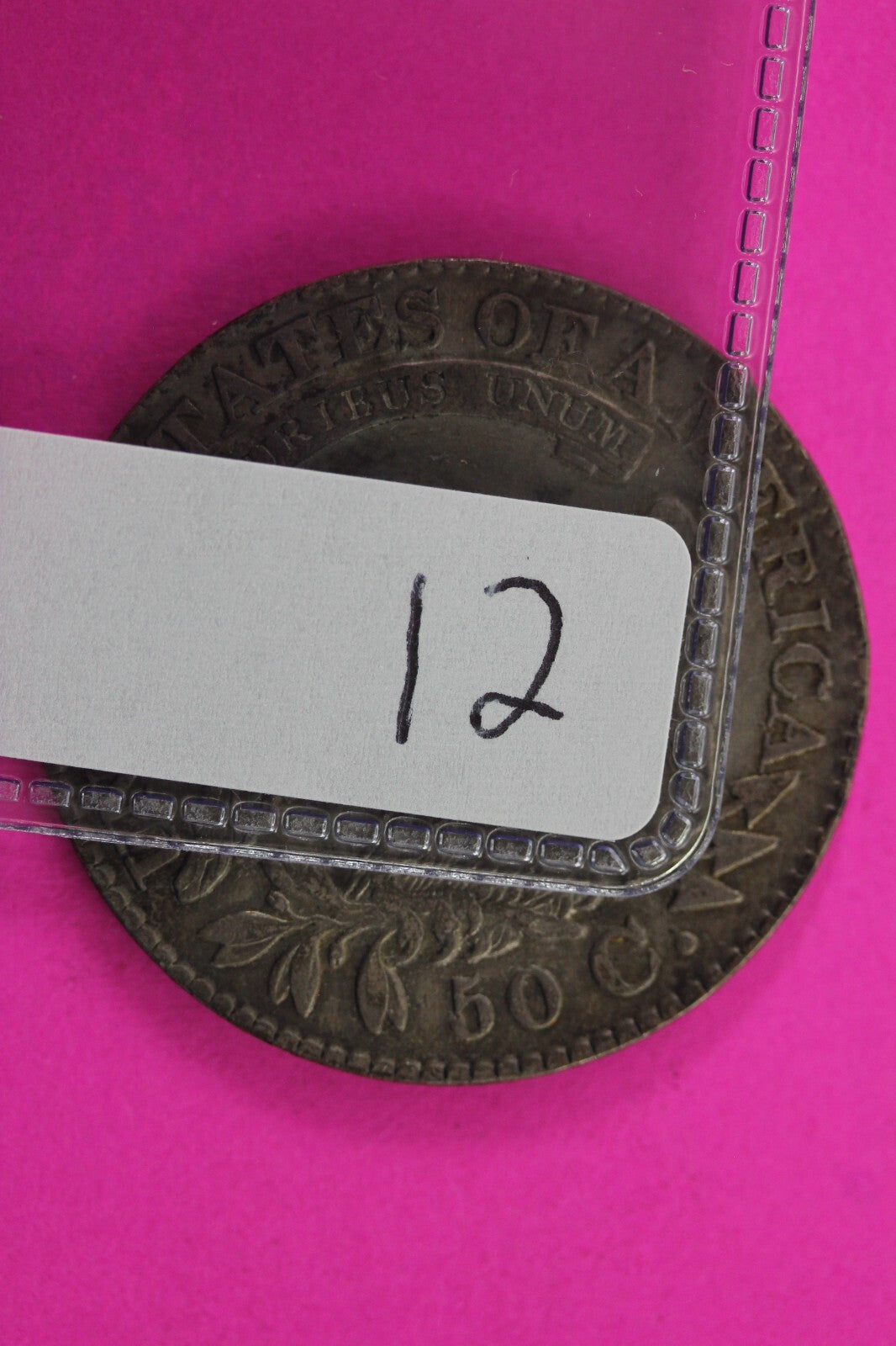 1828 Capped Bust Half Dollar Exact Coin In Pics Silver Rare Semi Key Date 12