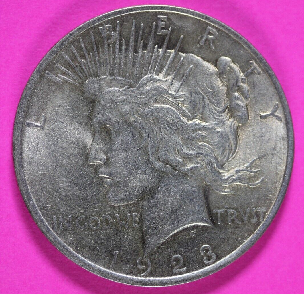 Rev Laminations 1923 P Liberty Peace Silver Dollar Philadelphia Mint Coin 248