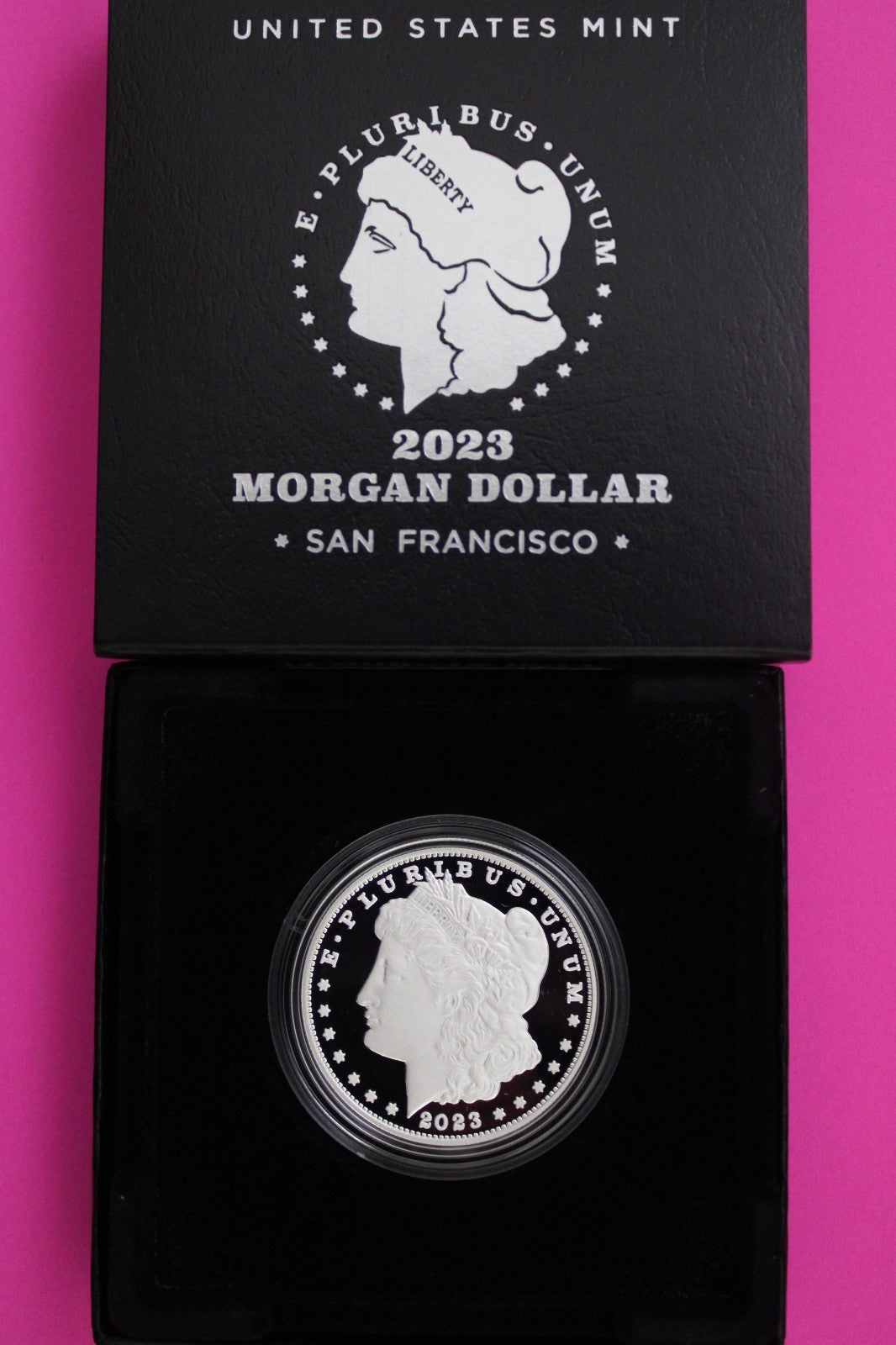 Gem Deep Cameo Proof 2023 S Morgan Silver Dollar .999 Mint Box COA 6063