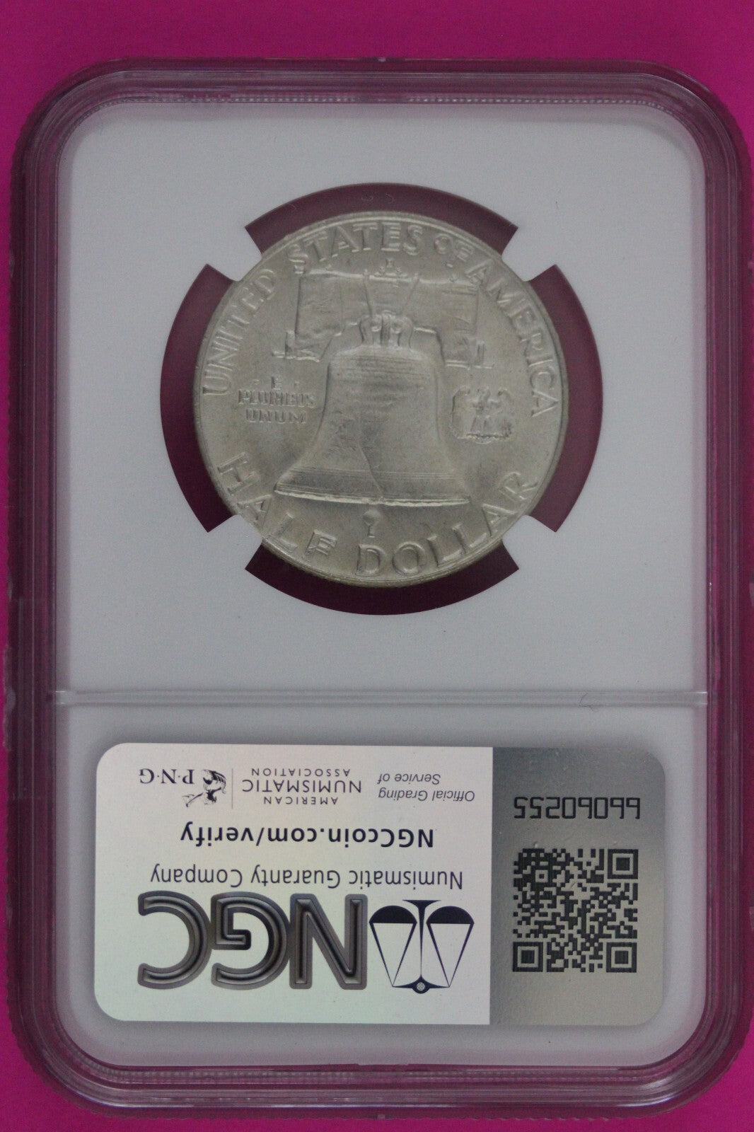 Full Bell Lines 1957 D MS 64 FBL Ben Franklin Half Dollar Silver Coin NGC 780