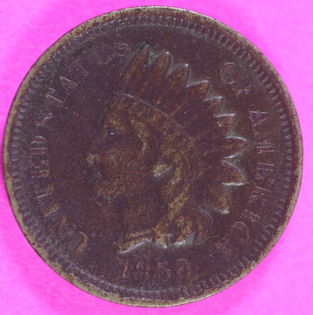 1859 Copper Nickel Indian Head Cent Penny Rare Type Coin Exact Coin Pictured 293