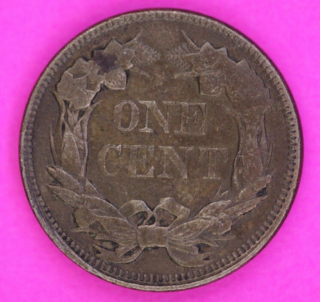 1858 Flying Eagle Cent Penny You Get The Exact Same Scarce Coin In Pics 151