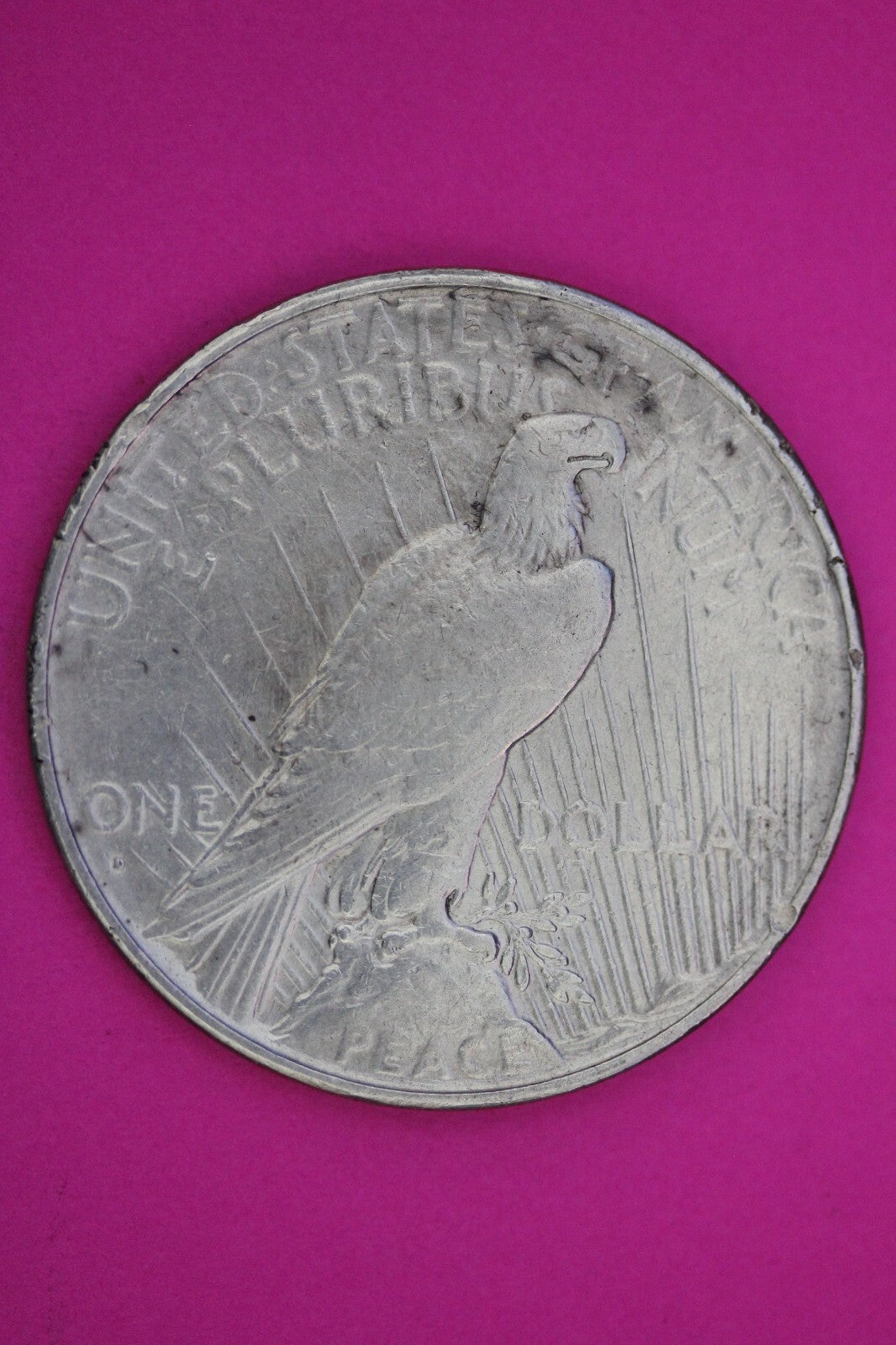 1934 D Liberty Peace Silver Dollar Scarce Semi Key Date Coin Denver 105