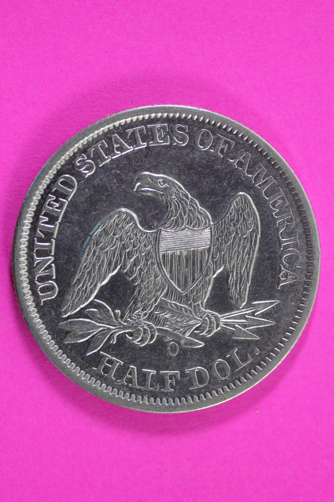 High Grade 1859 O Seated Liberty Half Dollar Silver Rare Semi Key Date Coin 42