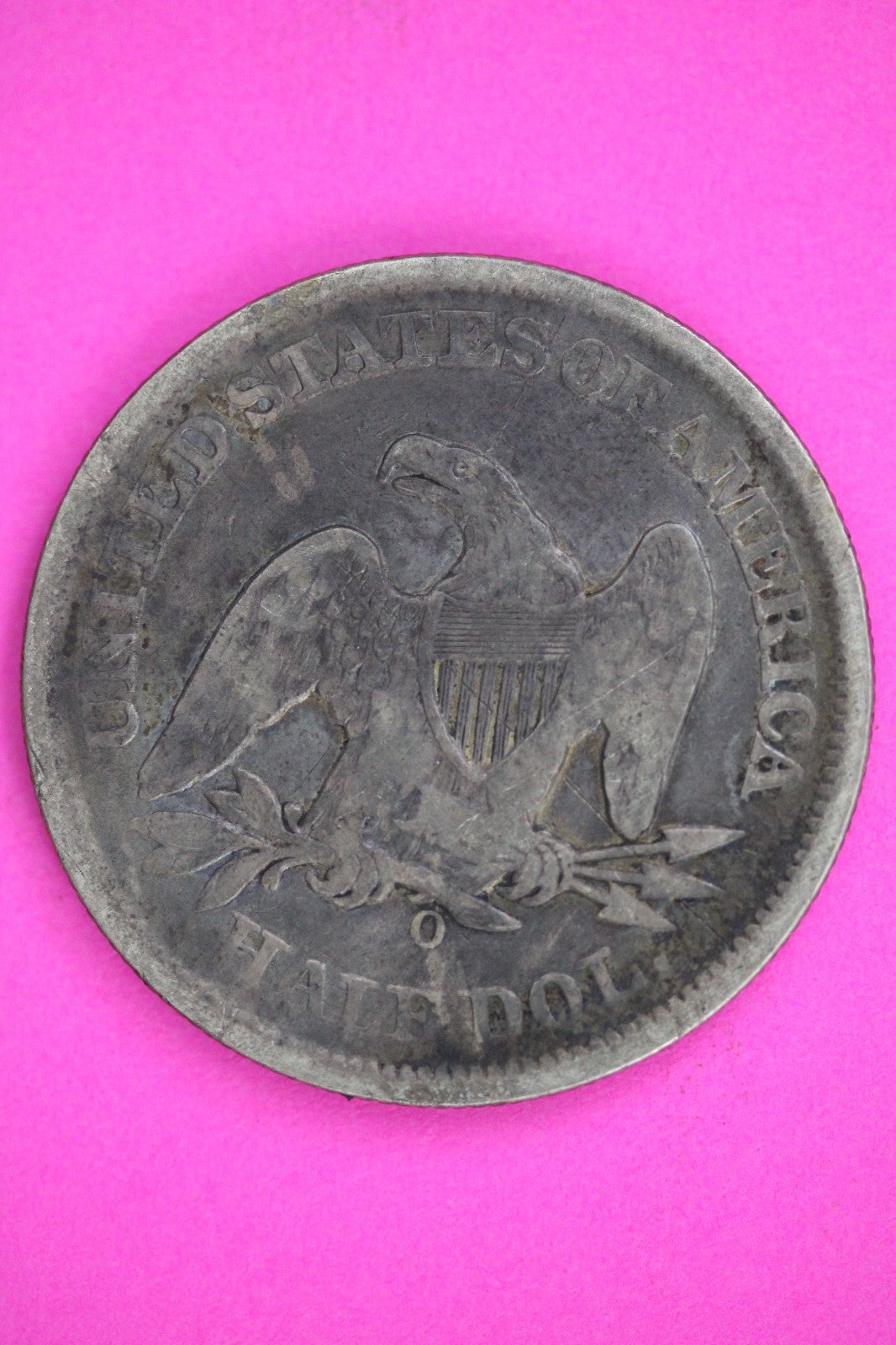 1856 O Seated Liberty Half Dollar Silver Guaranteed Authentic Genuine Coin 2941