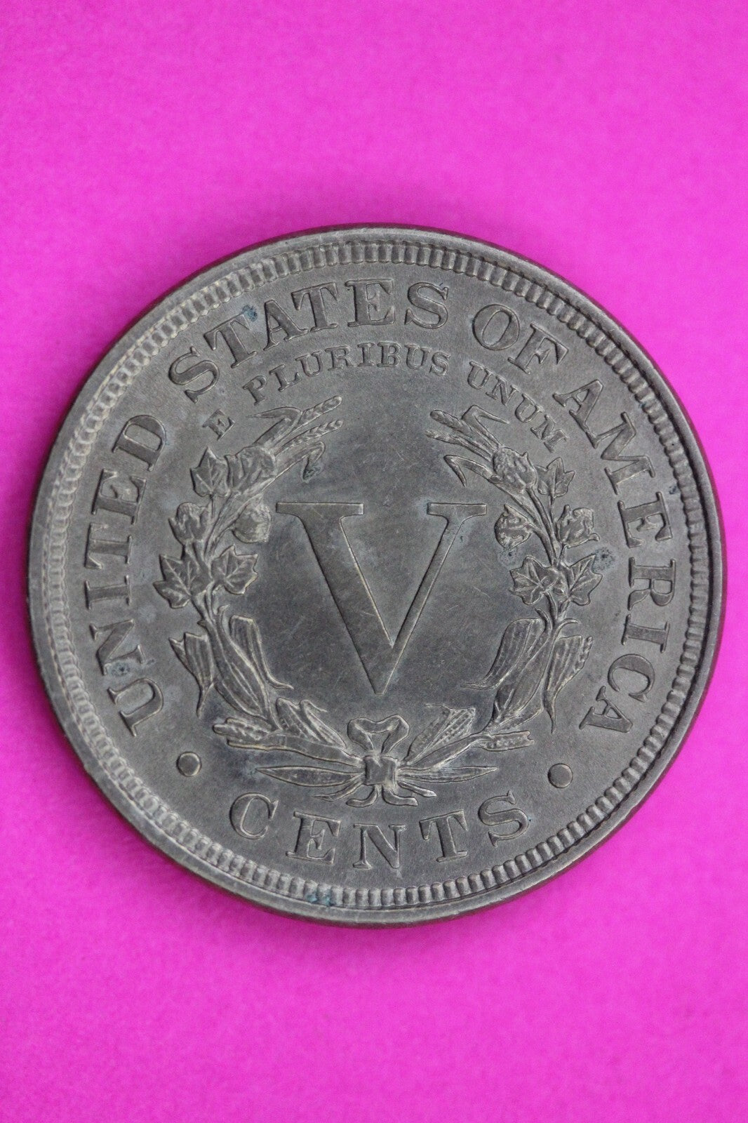 High Grade 1901 V Liberty Nickel Guaranteed Authentic & Genuine Coin 1064
