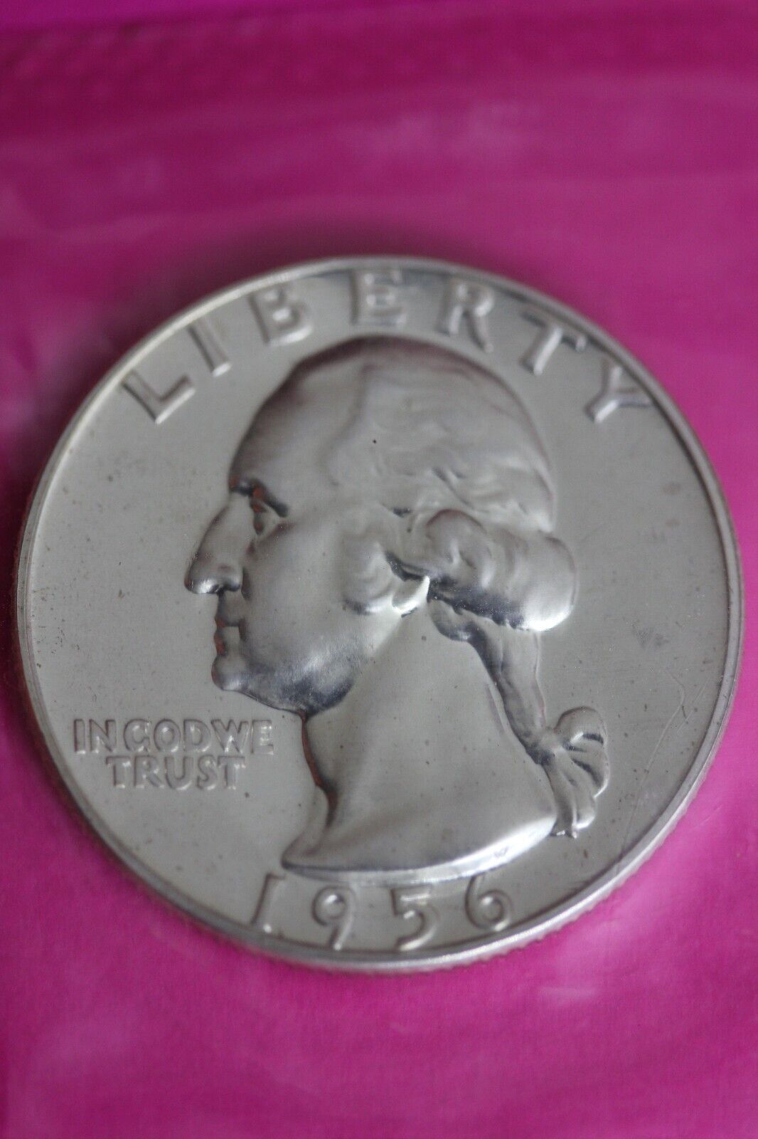 Proof 1956 George Washington Quarter In Mint Cello Exact Coin Shown Tom 02
