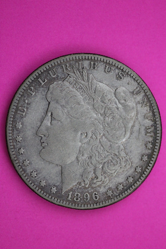 High Grade 1896 S Morgan Lady Liberty Rare Date Silver Dollar Authentic 0204N