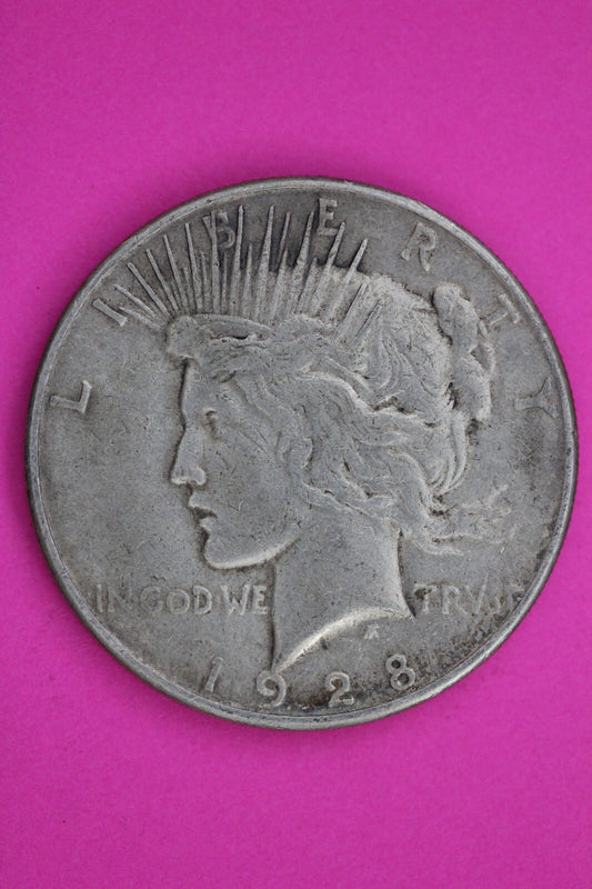 1928 S Peace Liberty Silver Dollar Guaranteed Authentic & Genuine Coin 1146