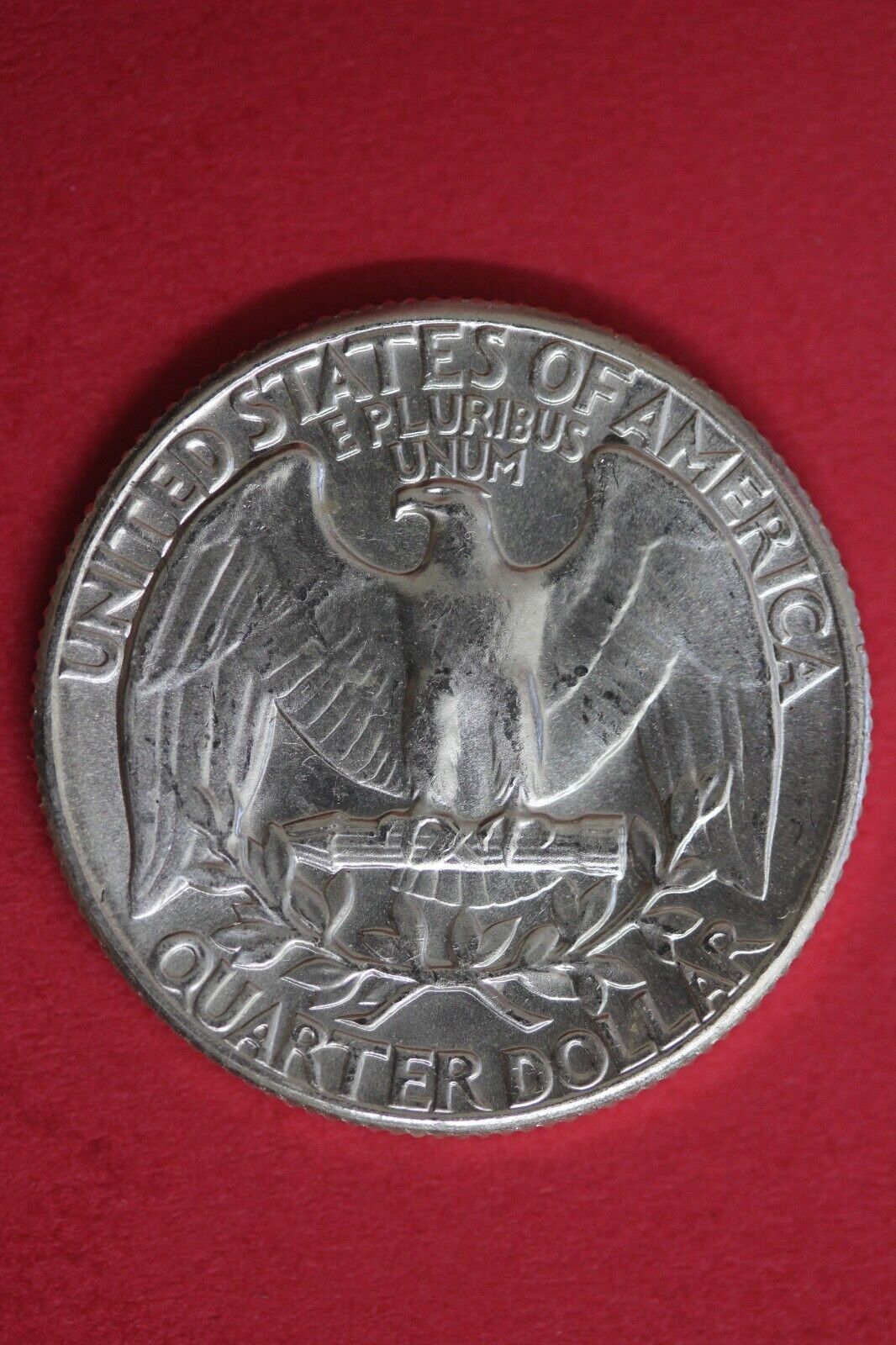 1963 Uncirculated Type B Reverse George Washington Quarter Exact Coin OCE 103