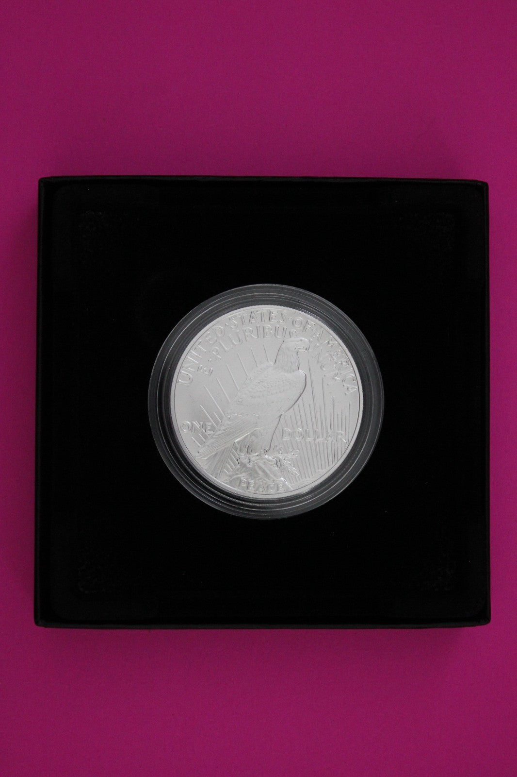 Gem Brilliant Uncirculated 2023 Peace P Silver Dollar 999 Fine Mint Box COA 6109