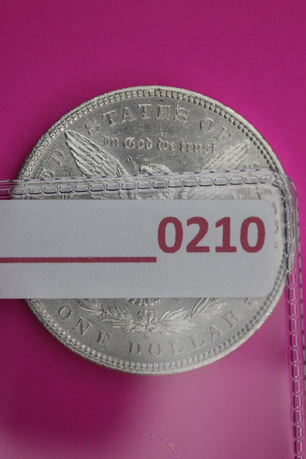 High Grade 1890 S Morgan Lady Liberty Rare Date Silver Dollar  Authentic 0210N