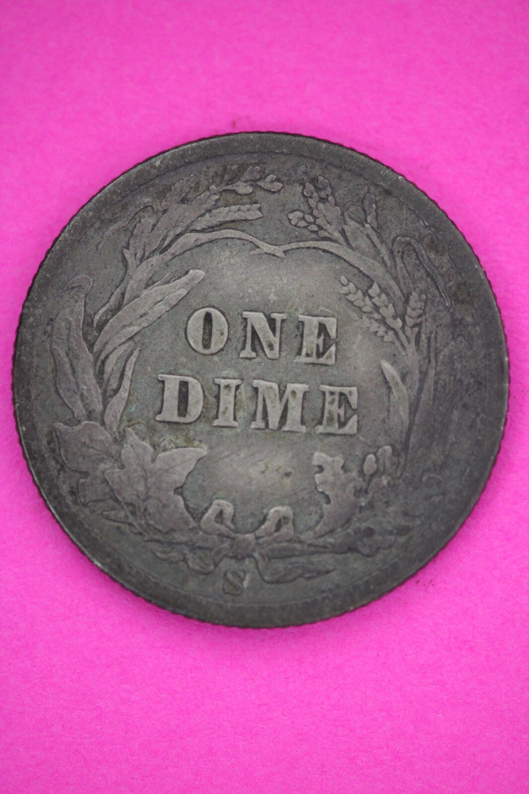 1907 S Barber Liberty Dime Scarce Semi Key Date Silver Coin San Francisco 142