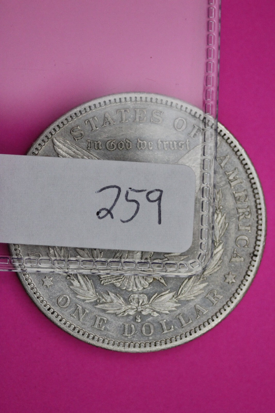 High Grade 1885 S Morgan Liberty Silver Dollar San Francisco Semi Key Coin 259