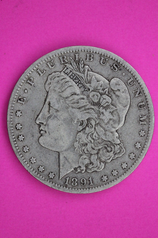 1891 O Morgan Lady Liberty Silver Dollar Guaranteed Authentic & Genuine 1399