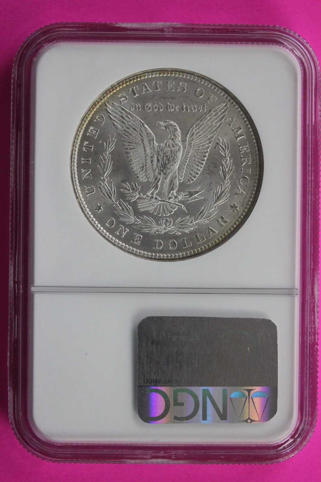 1879 P MS 63 Liberty Morgan Silver Dollar NGC Certified Graded Authentic Slab 30