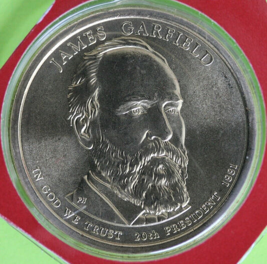 Gem BU 2011 D James Garfield Presidential Dollar In Mint Cello Exact Coin TOM 25