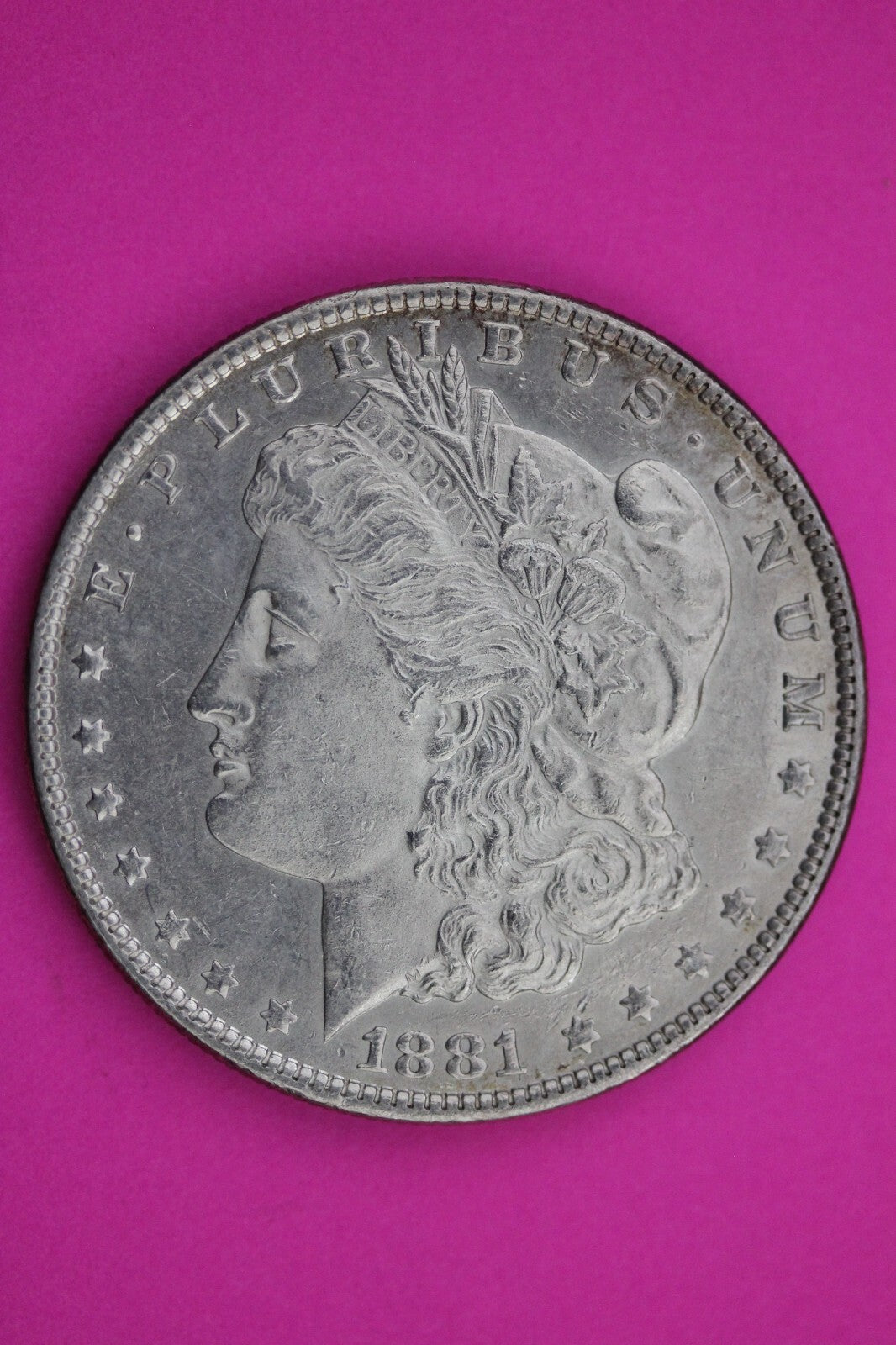 High Grade 1881 O Morgan Lady Liberty Rare Date Silver Dollar Authentic 0209N
