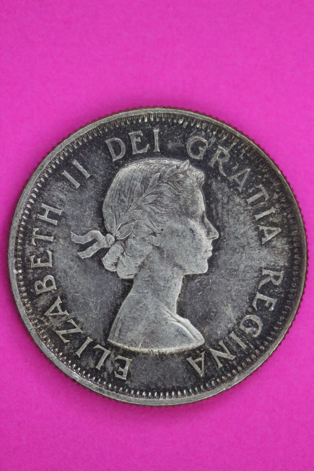 High Grade 1953 Canada Silver Quarter Semi Key Date Coin .800 Fine Silver 68