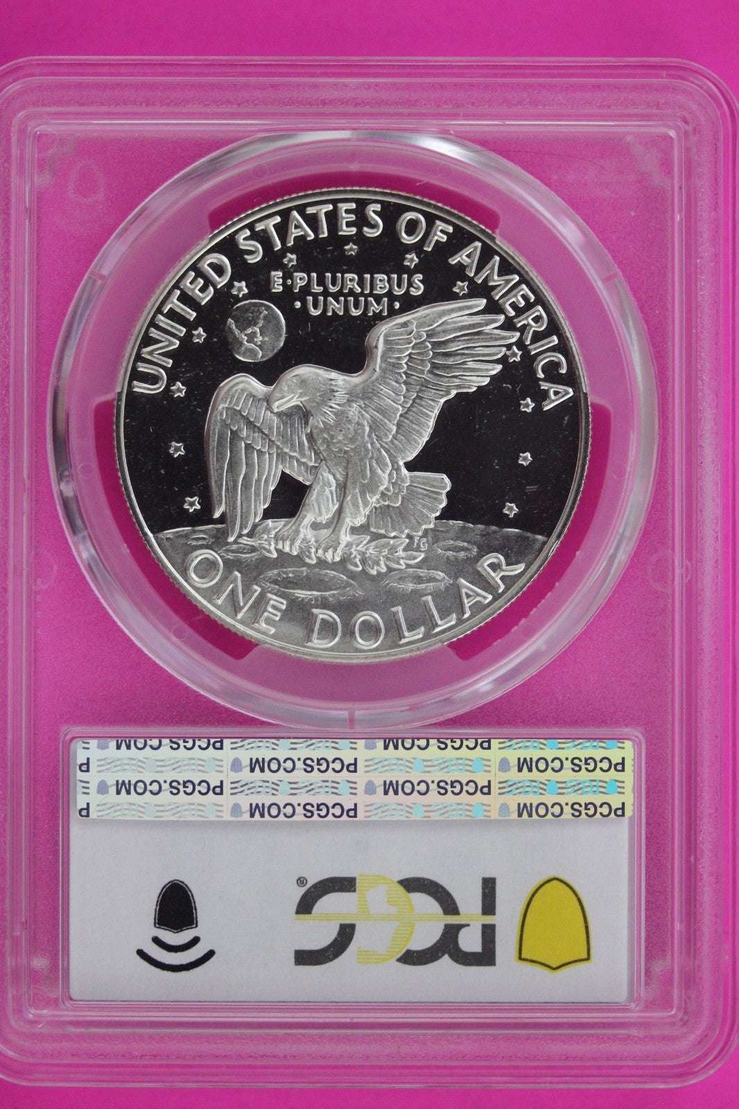 1974 S PR 69 DCAM Silver Ike Eisenhower Dollar PCGS Certified Authentic Slab 995