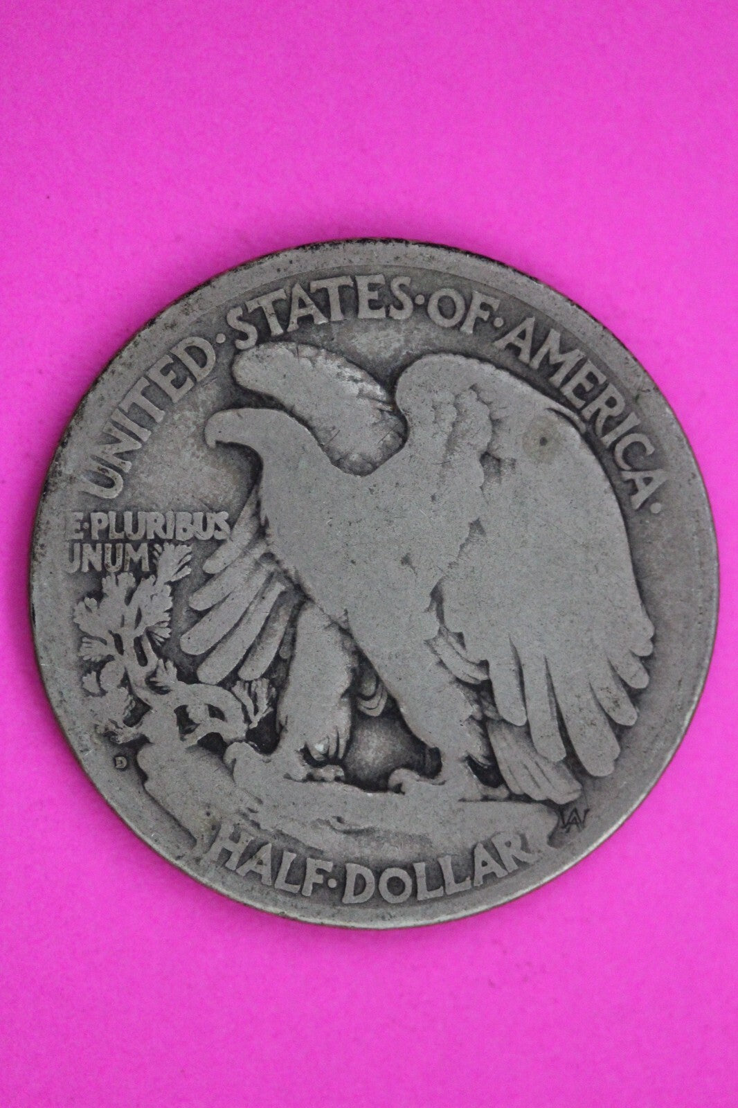 1920 D Walking Liberty Silver Half Dollar Guaranteed Authentic Genuine Coin 1170