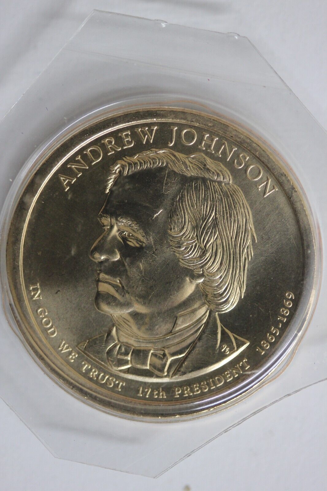 Gem BU 2011 P Andrew Johnson Presidential Dollar Mint Cello Exact Coin TOM 92