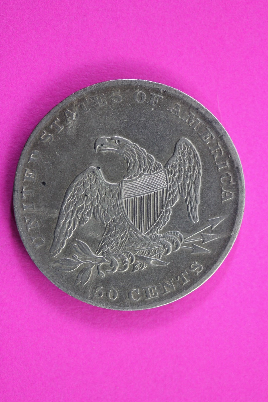 Hi Grade 1837 Capped Bust Half Dollar Exact Coin In Pics Silver Semi Key Date 40