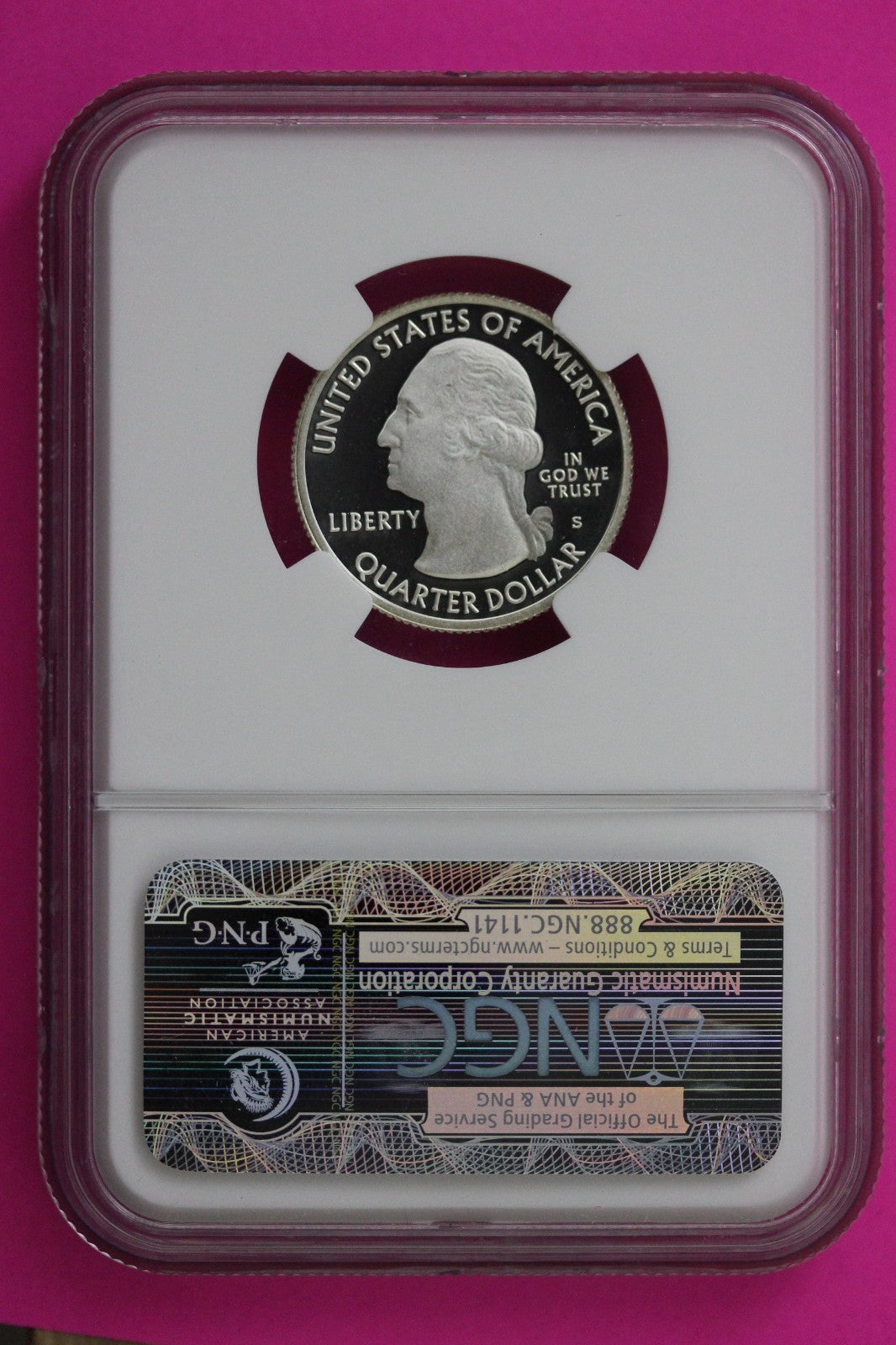 2010 S PF 70 Silver Quarter Yosemite Park ATB NGC Graded Certified Slab 371
